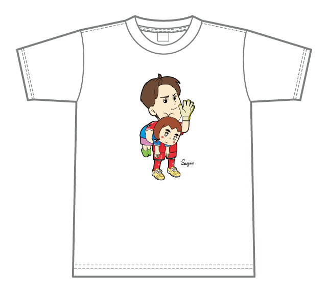 今村選手トン子コラボTシャツ